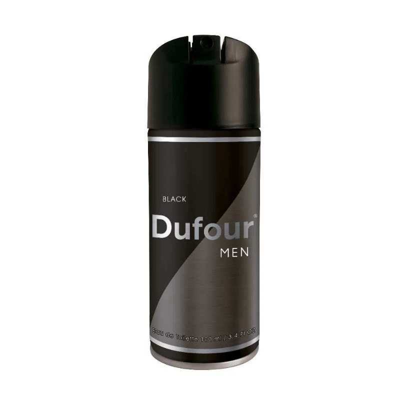 DUFOUR AEROSOLx155ml MEN BLACK(12)